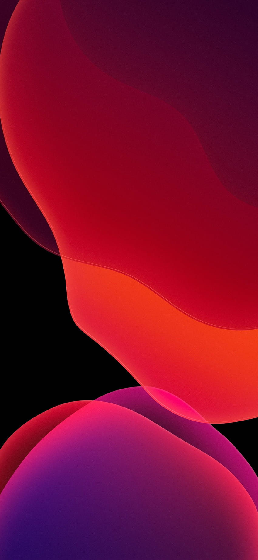 iOS 13 , Stok, iPadOS, Merah, Latar belakang hitam, AMOLED, iPad, , Abstrak, iphone merah 12 wallpaper ponsel HD