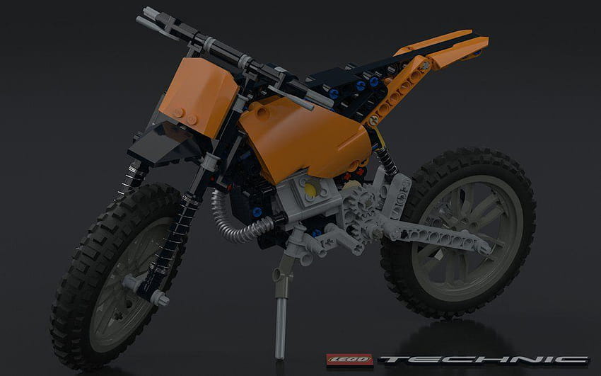 LEGO TECHNIC Motocross Bike 42007 by Dracu, deviantart moto cross monster HD wallpaper