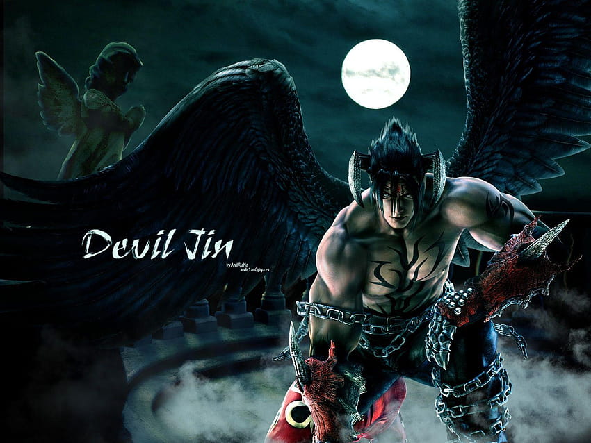 Jin Kazama Devil Jin and backgrounds HD wallpaper