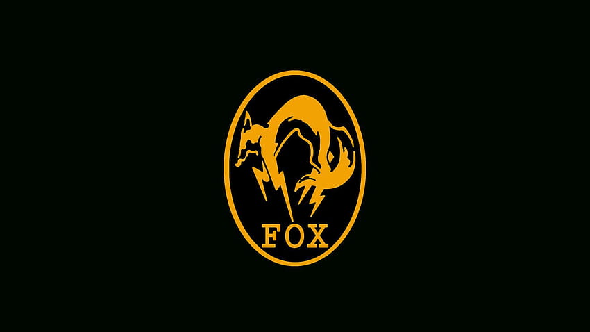 Metal Gear Solid FOX, logotipo de mgs fox fondo de pantalla