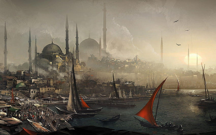 Constantinople, assassins creed revelations HD wallpaper