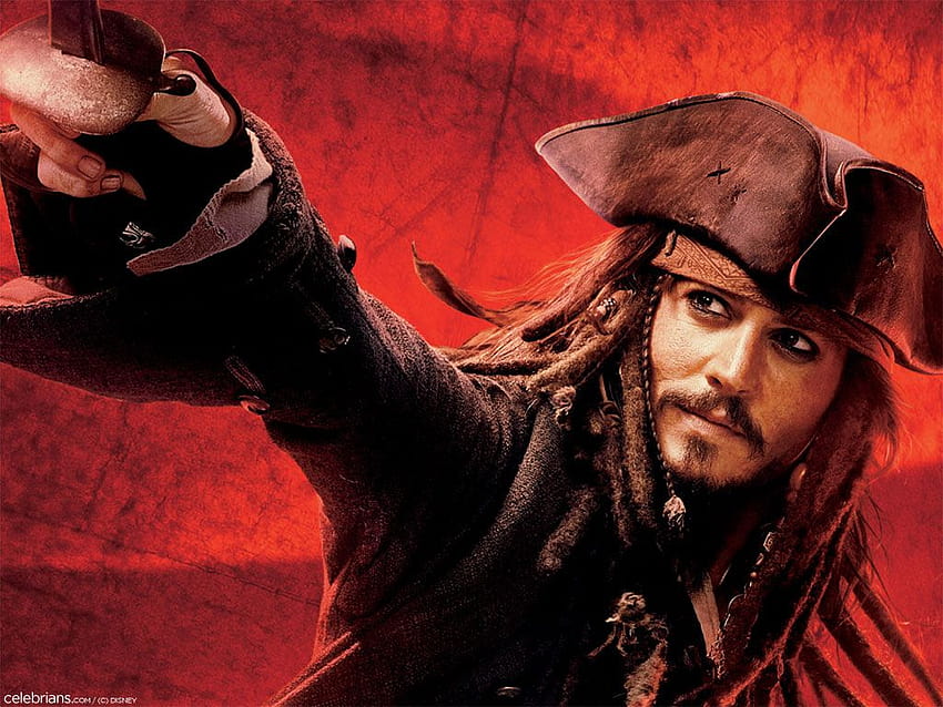 7 Pirates Of The Carribean, kapten bajak laut jack sparrow dari franchise karibia Wallpaper HD