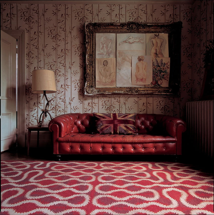 Squiggle Orange by Vivienne Westwood for The Rug Company HD phone wallpaper