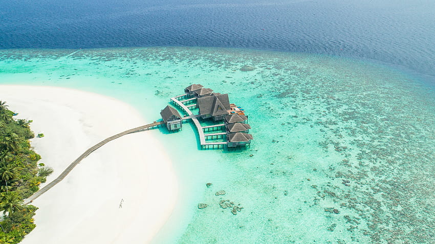 5120x2880 resort, holiday, summer, aerial view, nature, maldives , 5120x2880 , background, 17426 HD wallpaper