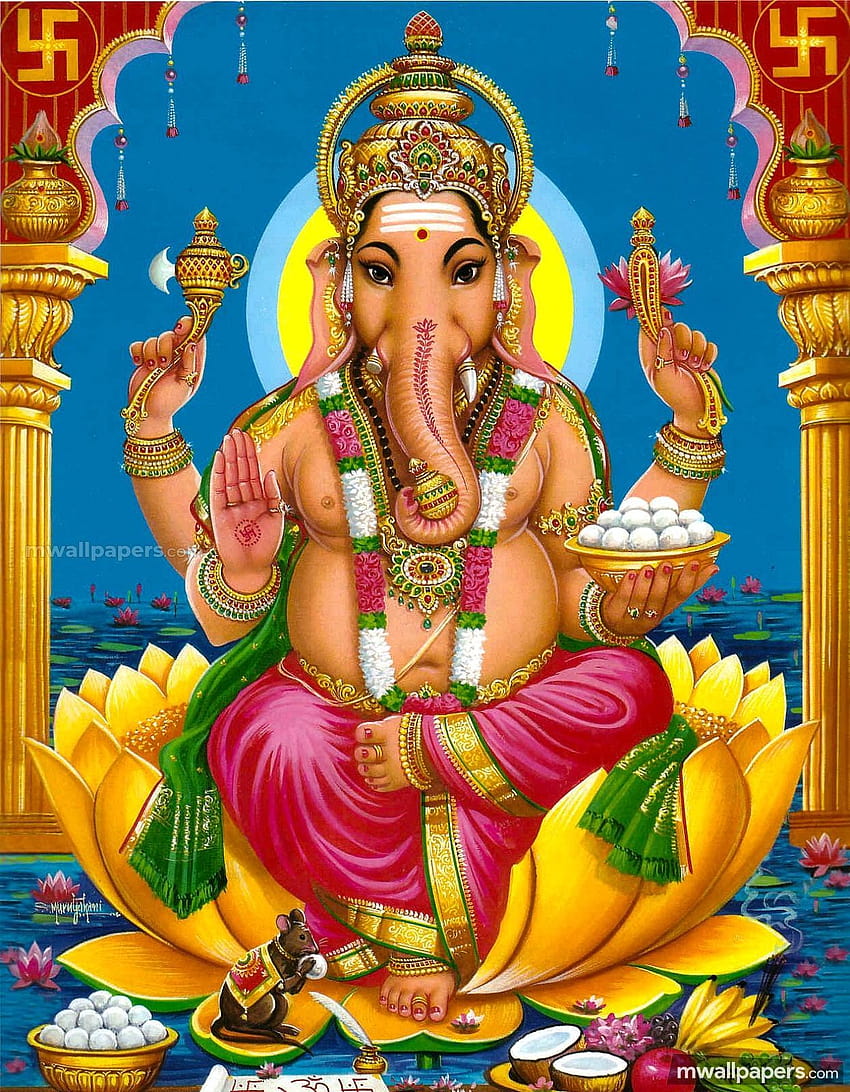 God Vinayagar , 背景, lord vinayagar HD電話の壁紙