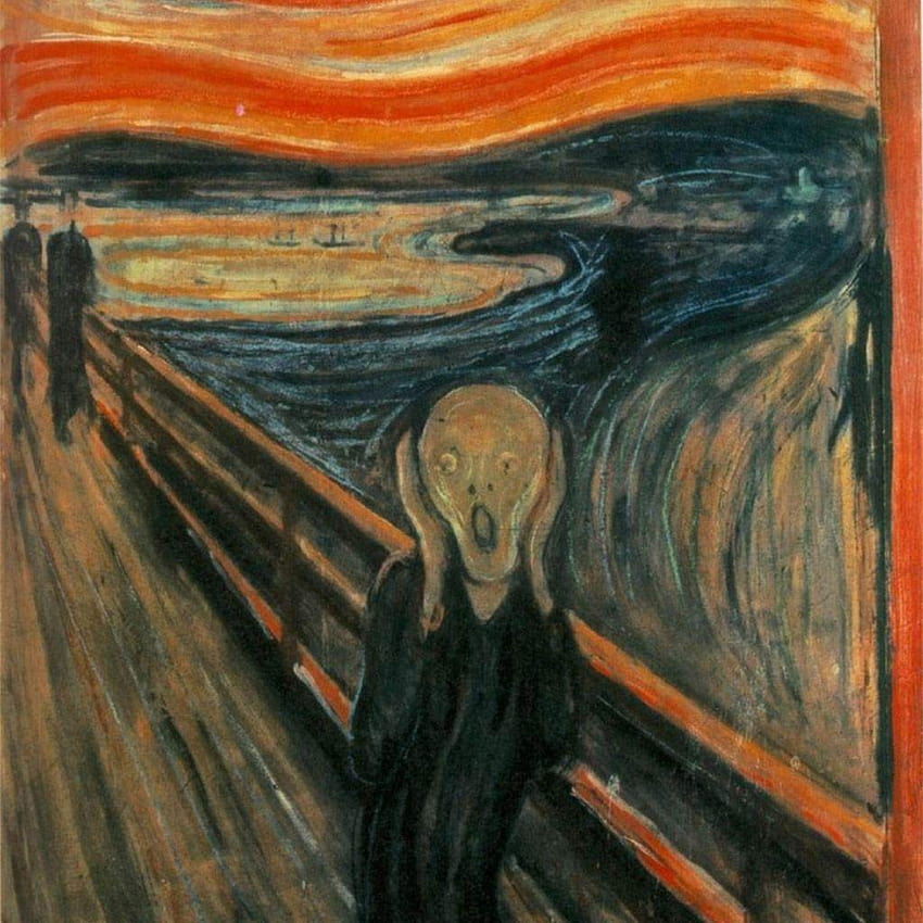 Munch – The Scream for iPad and Galaxy Tab HD phone wallpaper
