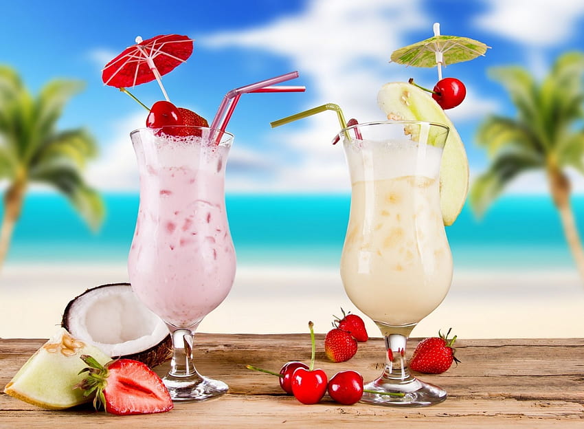 Cocktails Glasses Cocktail Strawberries Summer Fruits Summer Fruit Cocktails Hd Wallpaper Pxfuel 3287