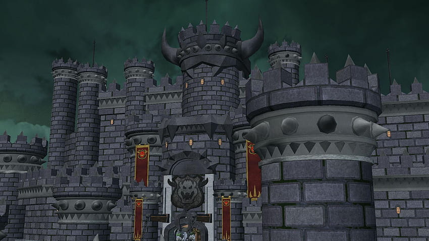 Bowser's Castle [Super Smash Bros., bowsers castle süper mario HD duvar kağıdı