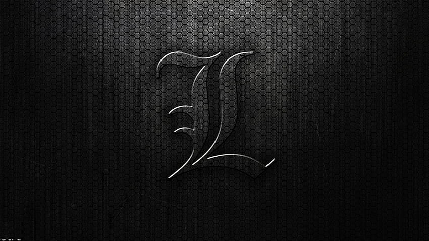 L Logo Death Note, l lawliet HD wallpaper