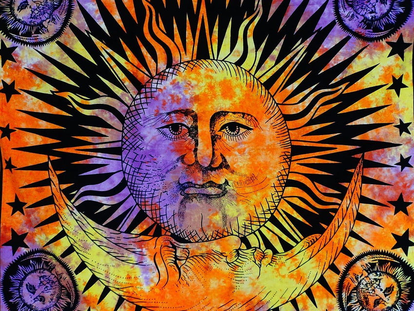 hippi güneşi HD duvar kağıdı