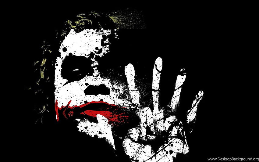 Film, Batman, The Dark Knight, Joker, Paint Splatter ... Latar belakang, lukisan joker Wallpaper HD