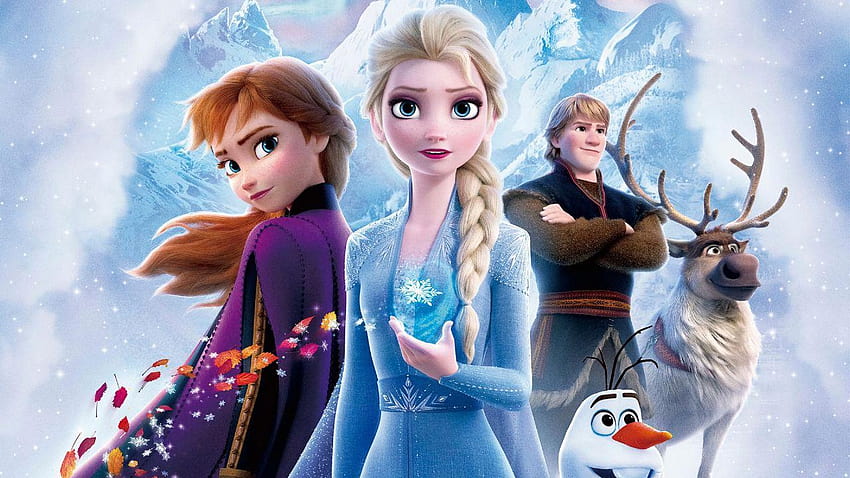 Frozen 2 ราชินีหิมะ เอลซ่า อันนา โอลาฟ คริสตอฟฟ์ วอลท์ Frozen 2 ราชินีหิมะ เอลซ่าและอันนา วอลล์เปเปอร์ HD