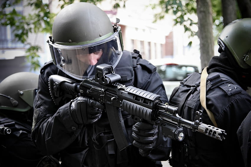 fuerzas soldado casco militar policía arma arma s [2250x1500] para su, móvil y tableta, fsb fondo de pantalla