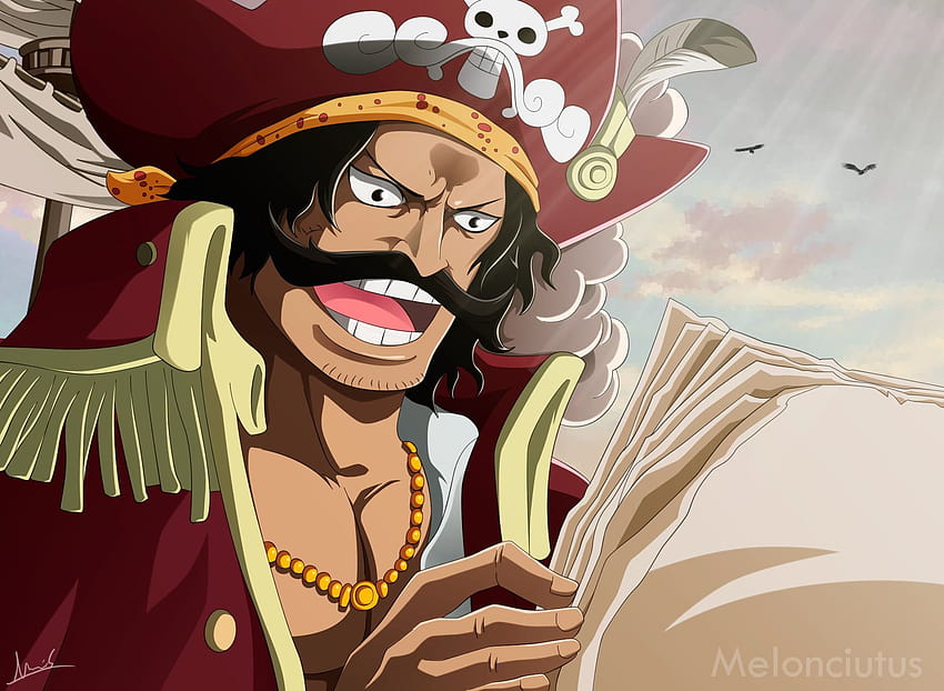 One Piece Гол Д. Роджър, златен роджър HD тапет