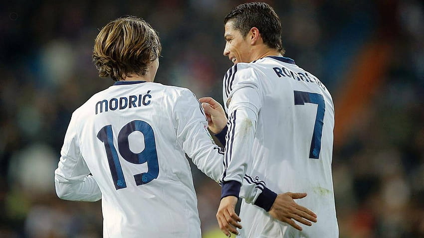 Luka Modric dan Cristiano Ronaldo Wallpaper HD