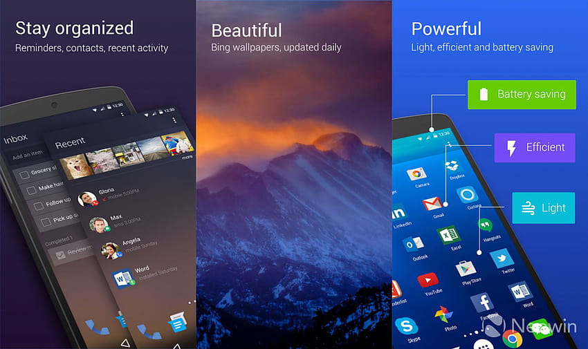 How To Set Android Lock Screen Custom Using Microsoft Launcher HD wallpaper