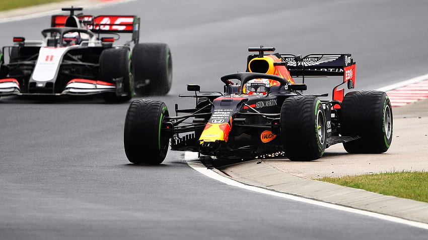 Max Verstappen crashes on his way to the grid at the Hungarian GP HD wallpaper
