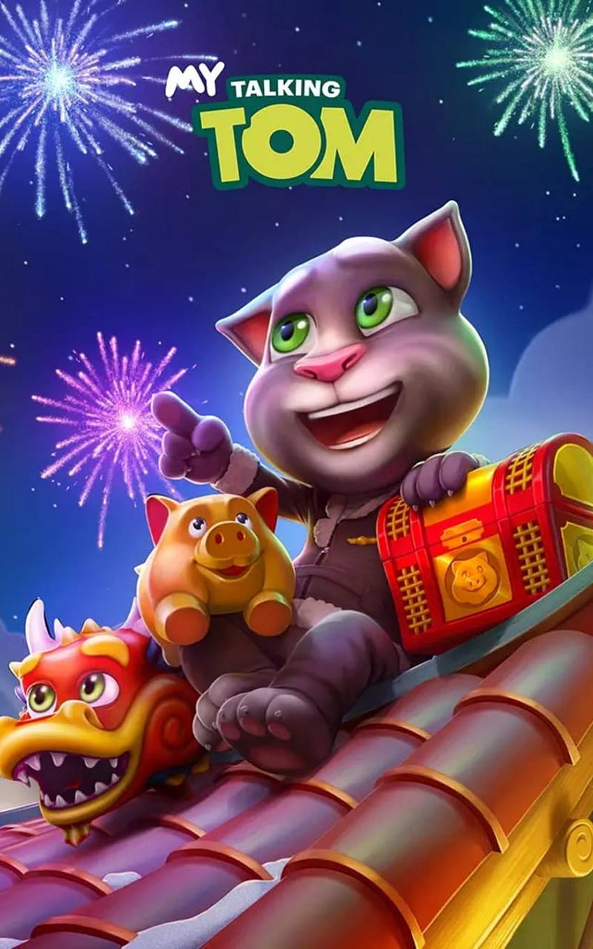 mi Talking Tom 2 fondo de pantalla del teléfono