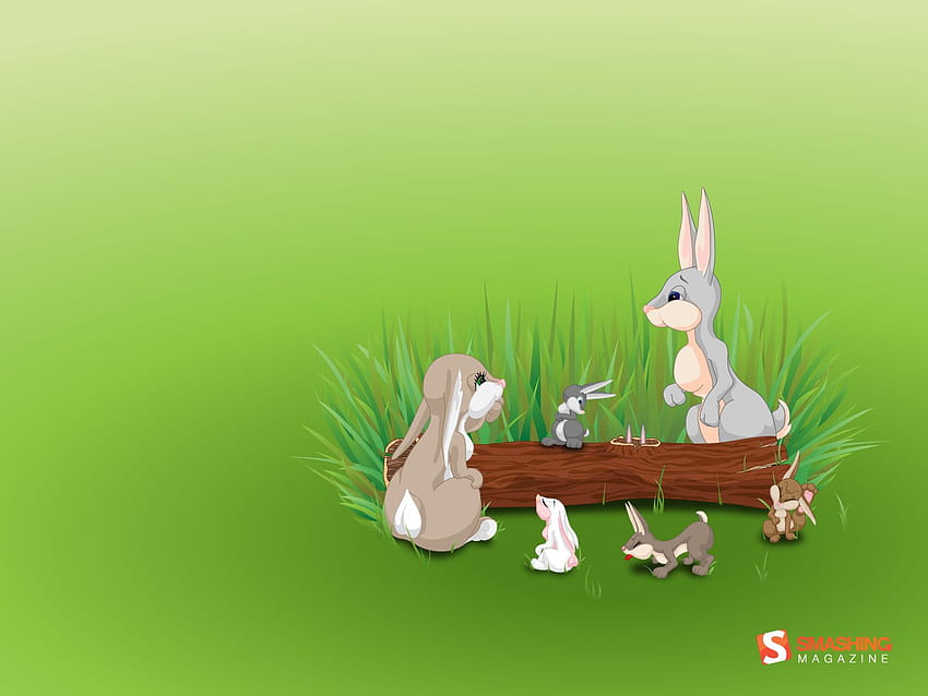 35 즐거운 부활절? 재미있는 토끼와 색칠한 달걀, 봄 토끼 HD 월페이퍼
