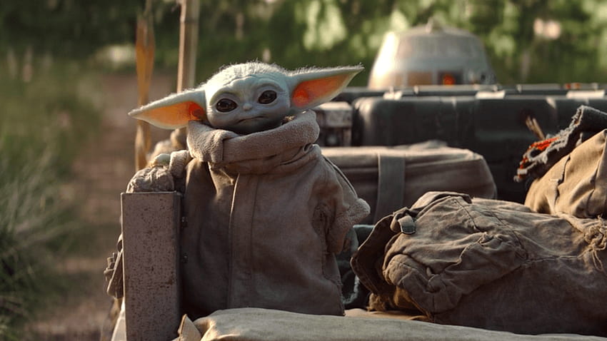 Baby Yoda yang menggemaskan dari Star Wars: The Mandalorian, baby yoda yang lucu Wallpaper HD