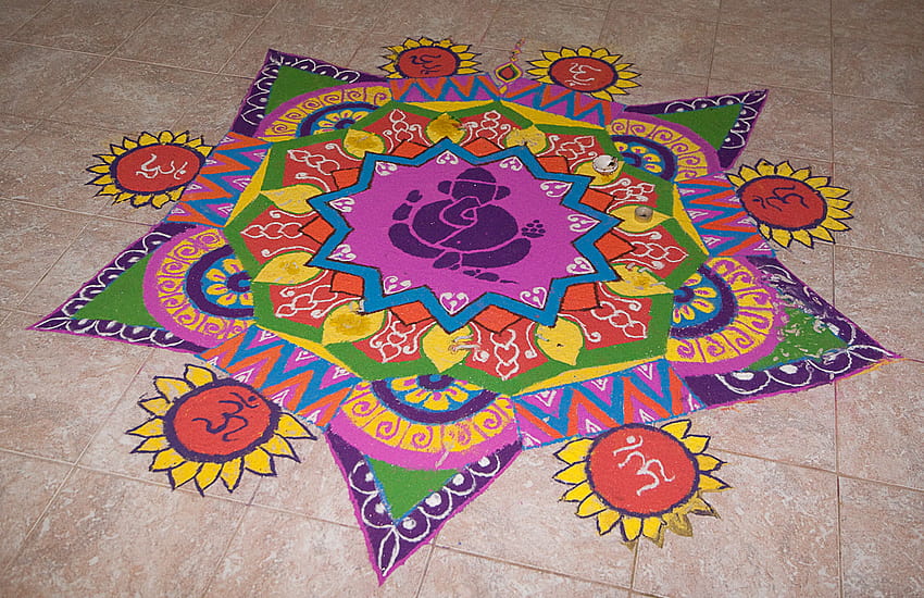 2020 Happy Diwali Rangoli Designs Peacock Patterns Flowers Beautiful HD  wallpaper | Pxfuel