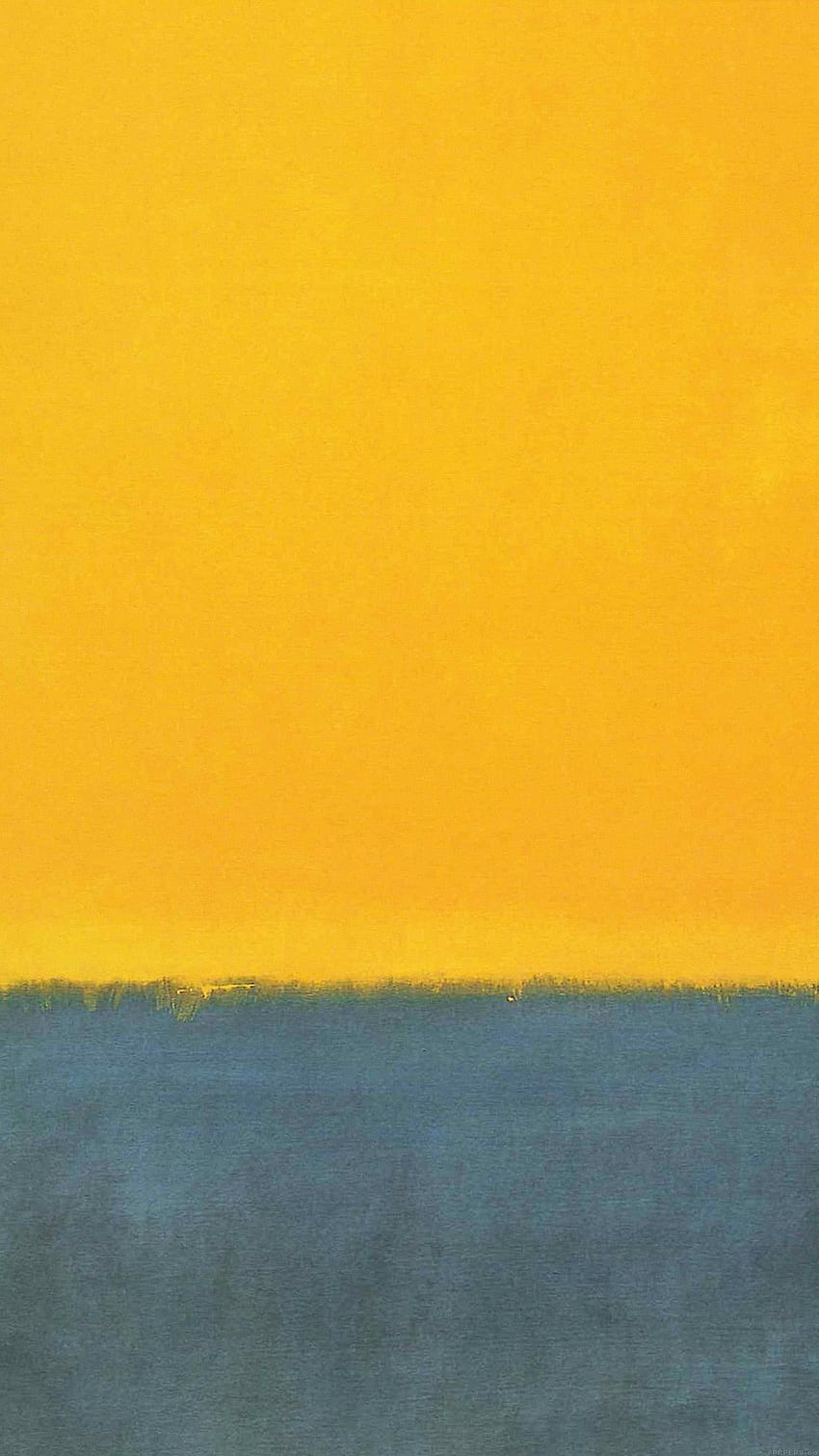 Klassisches Mark Rothko Style Paint Art Yellow HD-Handy-Hintergrundbild