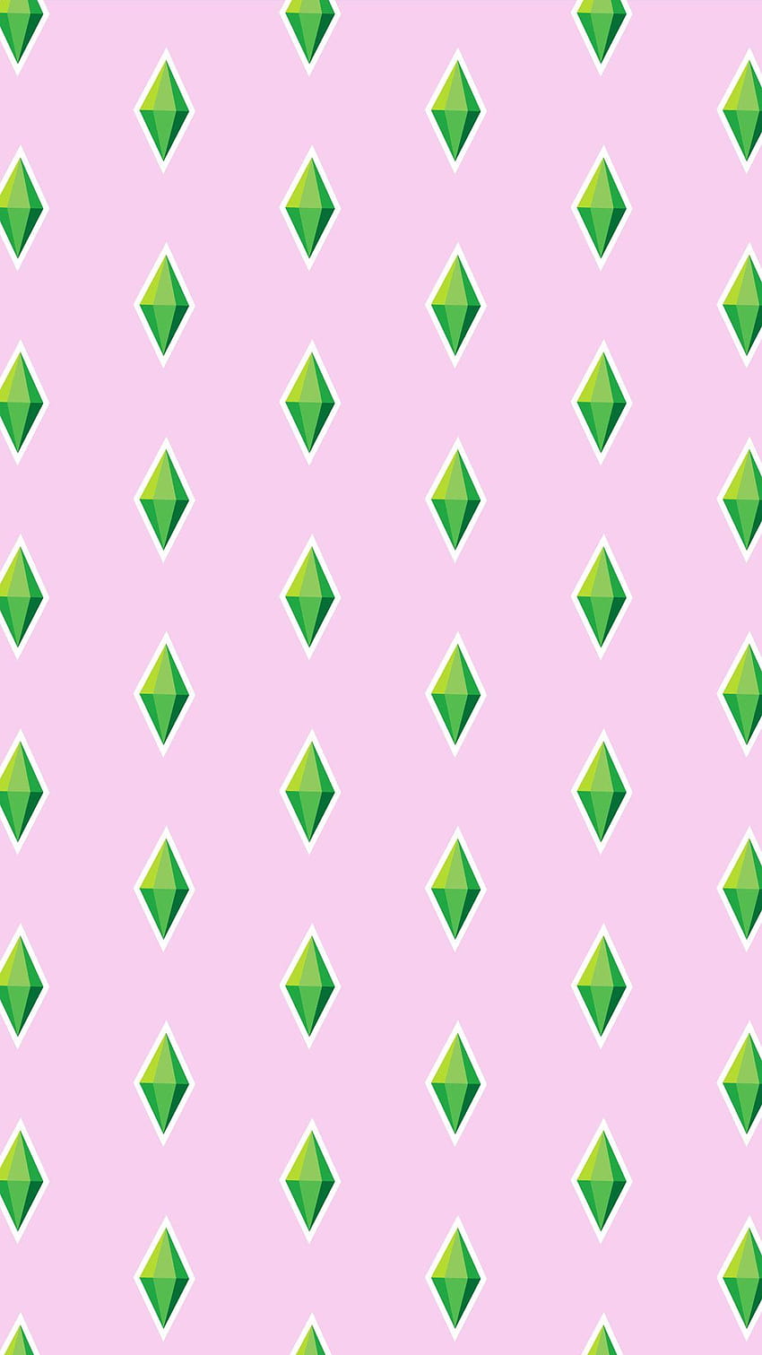 Express your very good mood with The Sims 4 Plumbob, sims mobile HD phone wallpaper