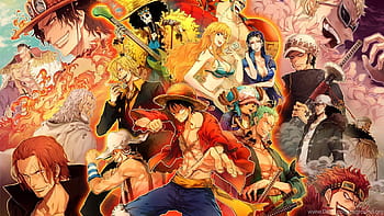 Một cảm giác rất khác biệt sẽ được trải nghiệm khi sử dụng hình nền One Piece anime. Các nhân vật được họa sĩ tạo hình rất sinh động, bạn sẽ cảm thấy như đang xem một tập phim hoạt hình chứ không phải làm việc trên máy tính.