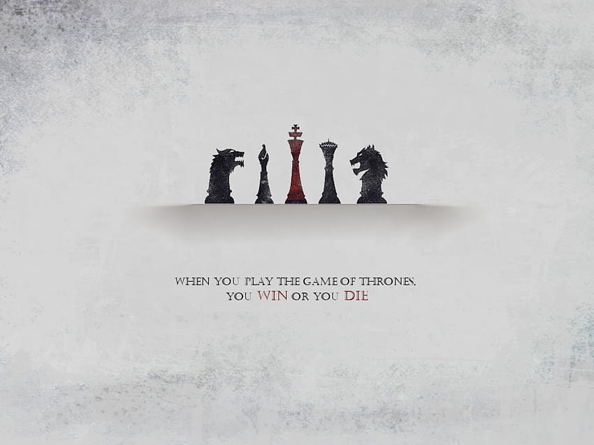 Лого на Game of Thrones, цитати от книги, шах, Песен за огън и лед • За вас за & Mobile, цитати от шах HD тапет