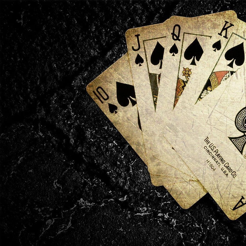 Poker Card Ace Of Spades HD phone wallpaper