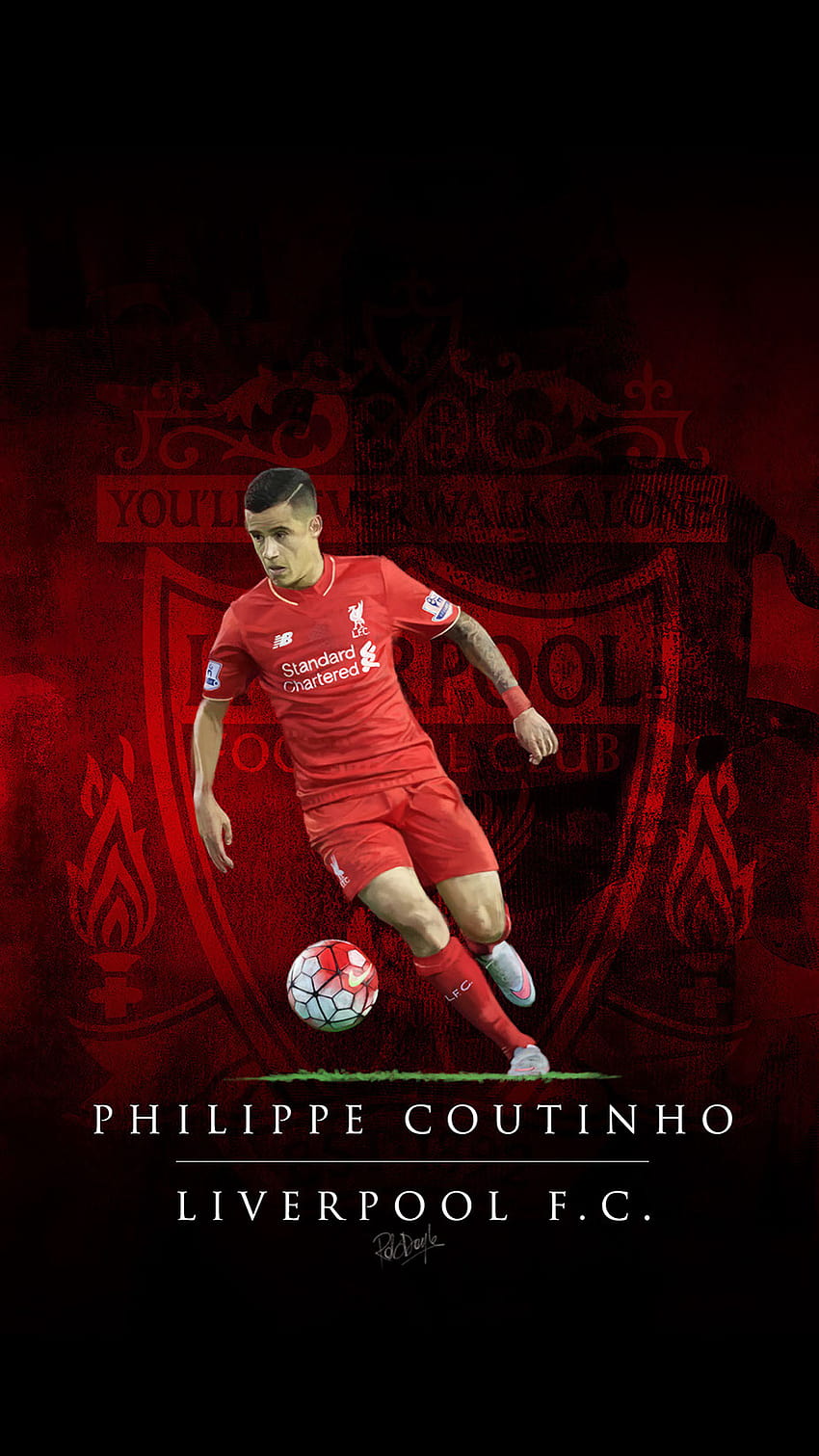 liverpool ,football player,soccer player,football,player,poster, coutinho liverpool HD phone wallpaper