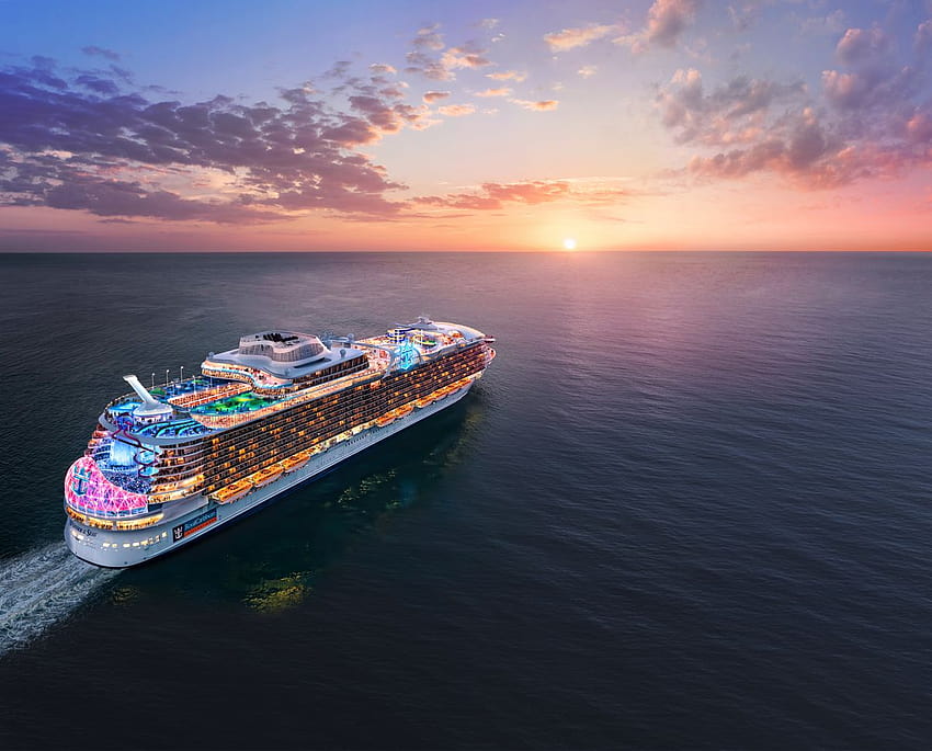 La prossima nave da crociera più grande del mondo di Royal Caribbean ottiene un nome, ma non sarà diretta in Florida, nave oasi dei mari Sfondo HD