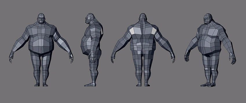 T-pose CG Textures & 3D Models | 3DOcean