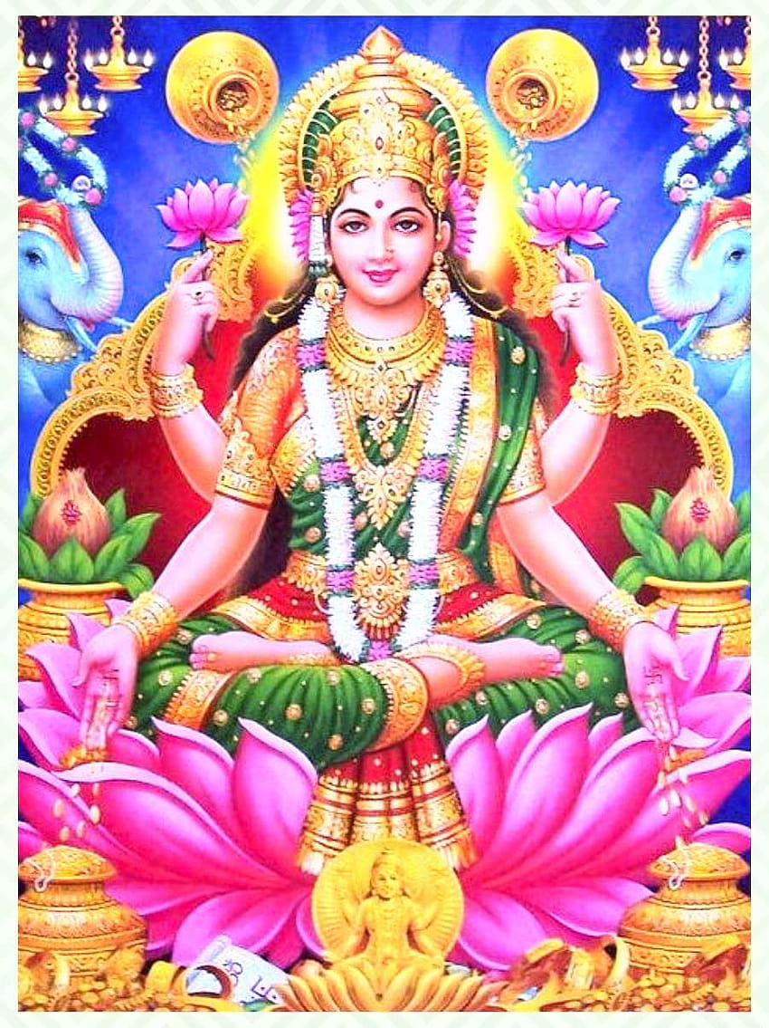 Göttin Lakshmi, maa laxmi ji HD-Handy-Hintergrundbild