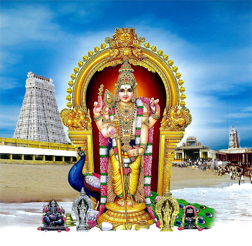 Seigneur Thiruchendur Murugan & Fond d'écran HD
