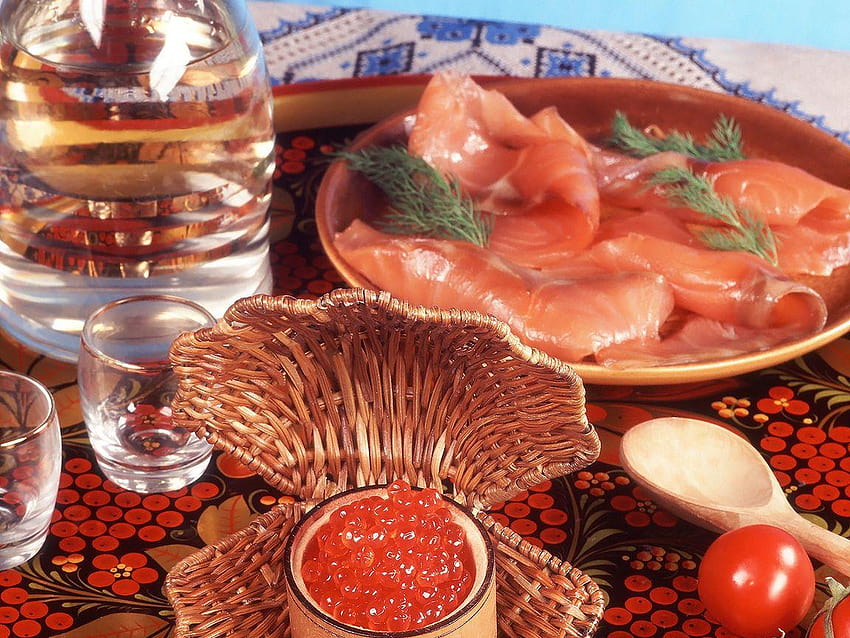 Roe Food Seafoods, caviar HD wallpaper