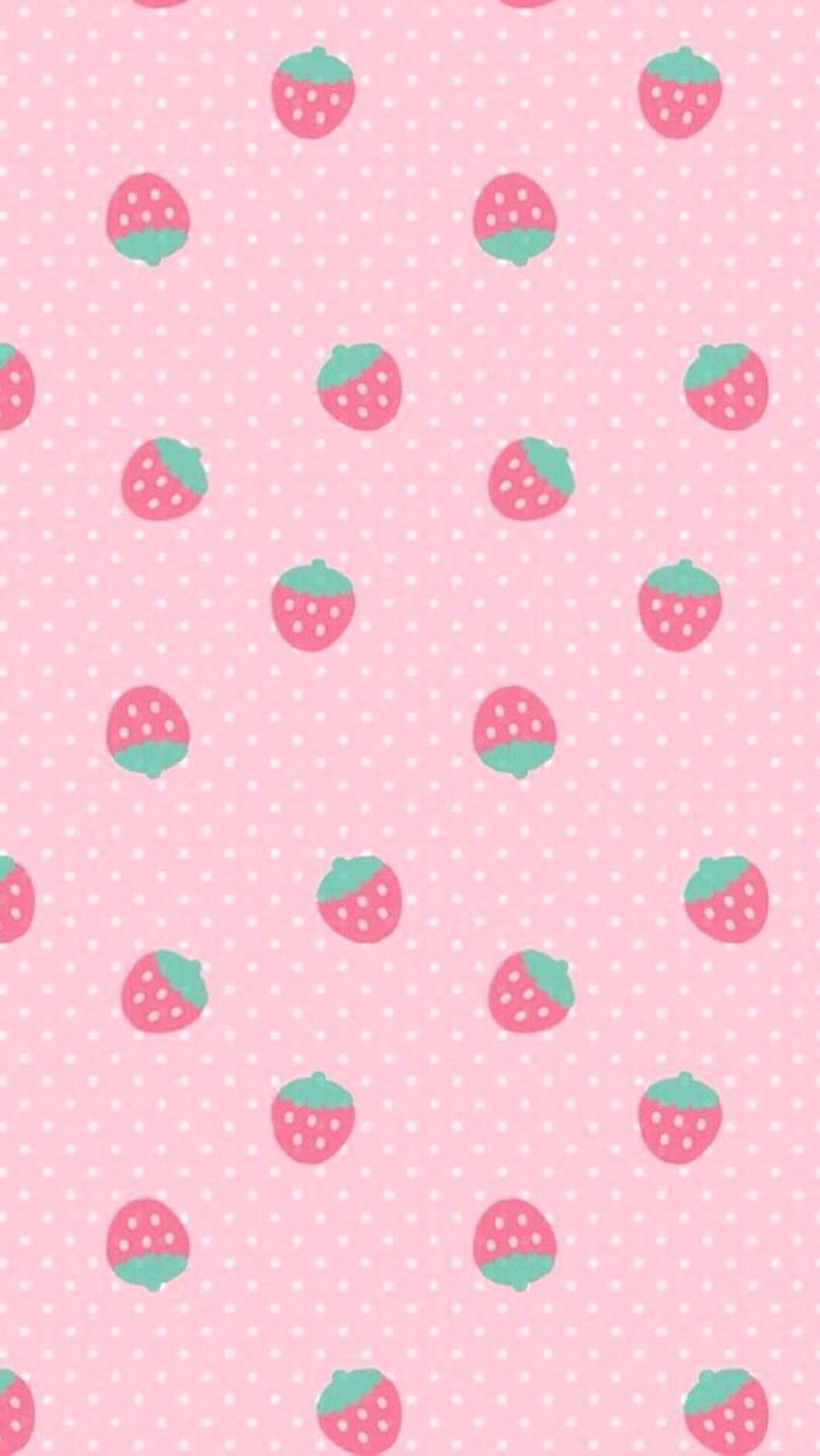 ✿Strawberries iPhone5 ., kawaii strawberry HD phone wallpaper