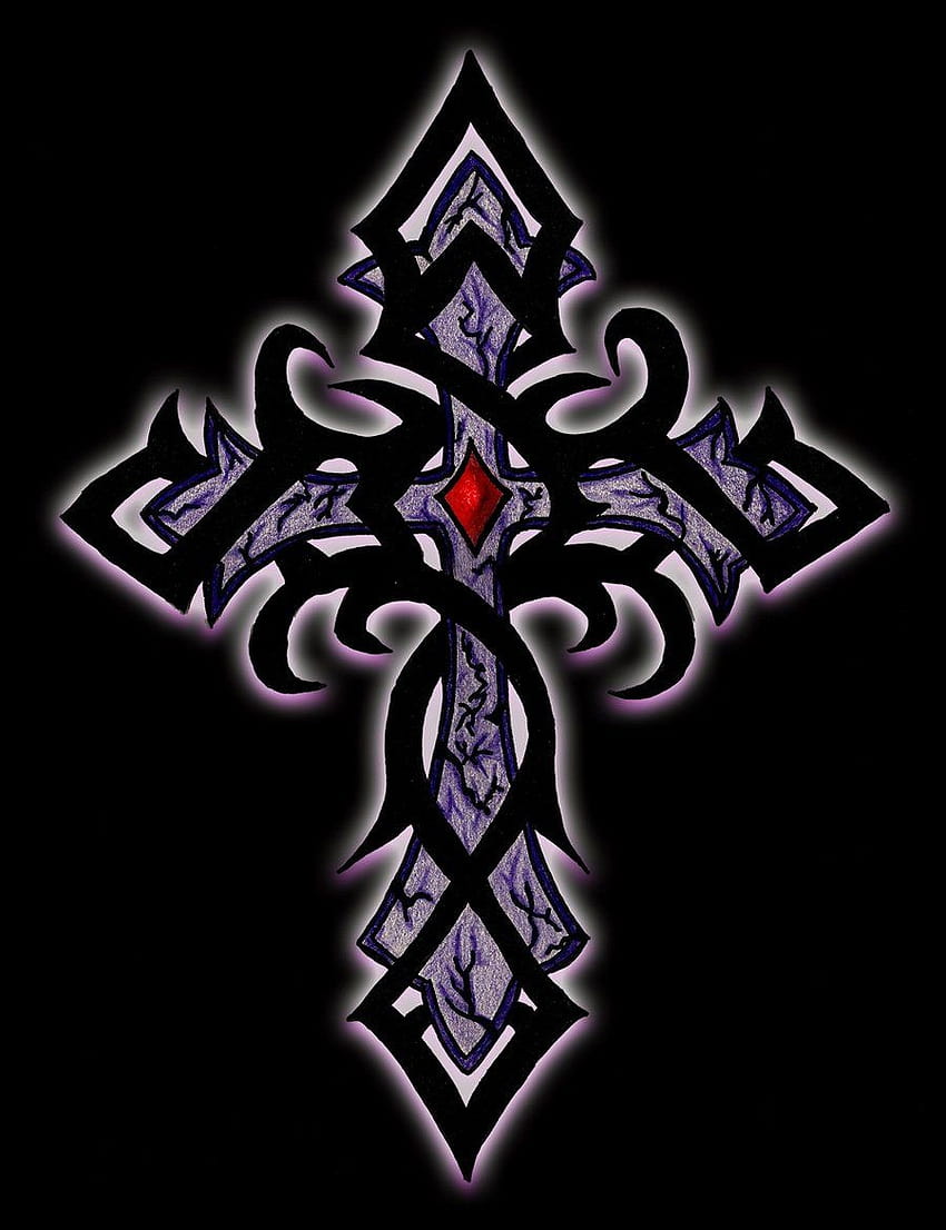 Pin on Gothic Crosses ✝, cross tattoo HD phone wallpaper