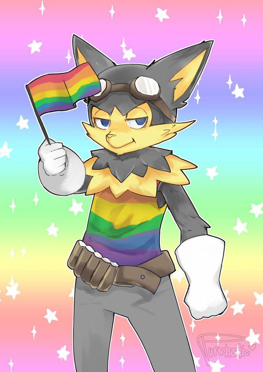 Gay pride Guntz by puruholic, gay furry pride HD phone wallpaper