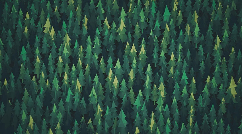 Forest Illustration Aero Vector Art • For You For & Mobile, vector forest HD wallpaper