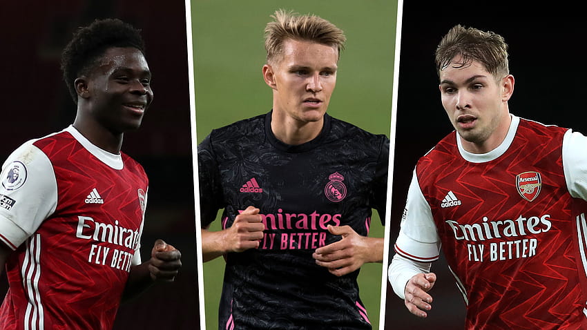 Ödegaard, Smith Rowe und Saka zusammen? Wie Arsenal mit dem neuen Star von Real Madrid zusammenarbeiten könnte HD-Hintergrundbild