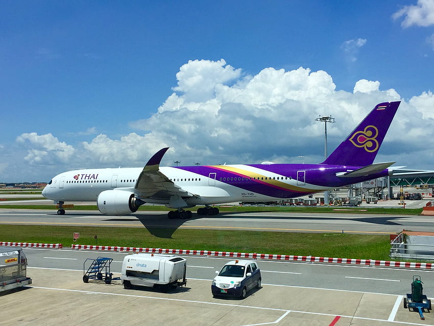 Thai Airways International Airbus A350 HD wallpaper