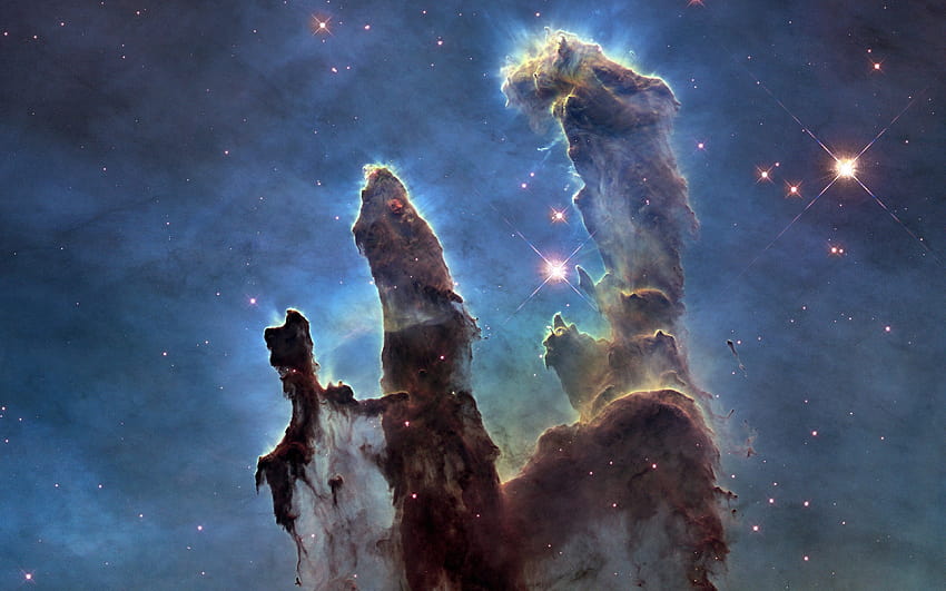 : 3840x2400 px, nebula, Pillars of Creation, space HD wallpaper