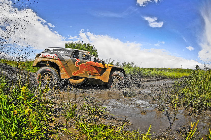 : car, vehicle, Rally, dirt, mud, race cars, racing, Peugeot 2560x1706, mud bogging HD wallpaper
