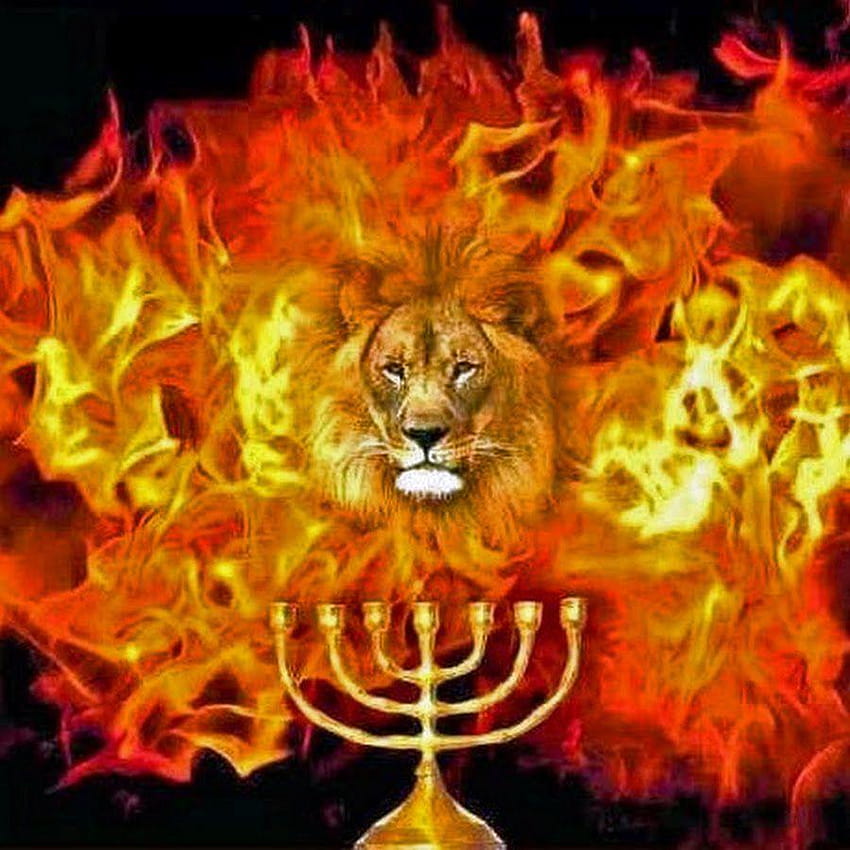 ¡El León de la Tribu de Judá! ¡Jesús, Yeshua Hamashiach! fondo de ...