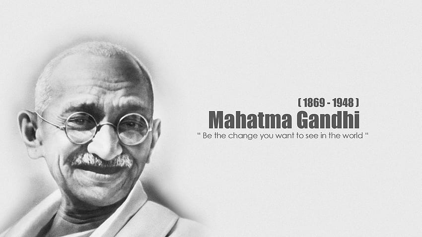 Mahatma Gandhi wide and HD wallpaper