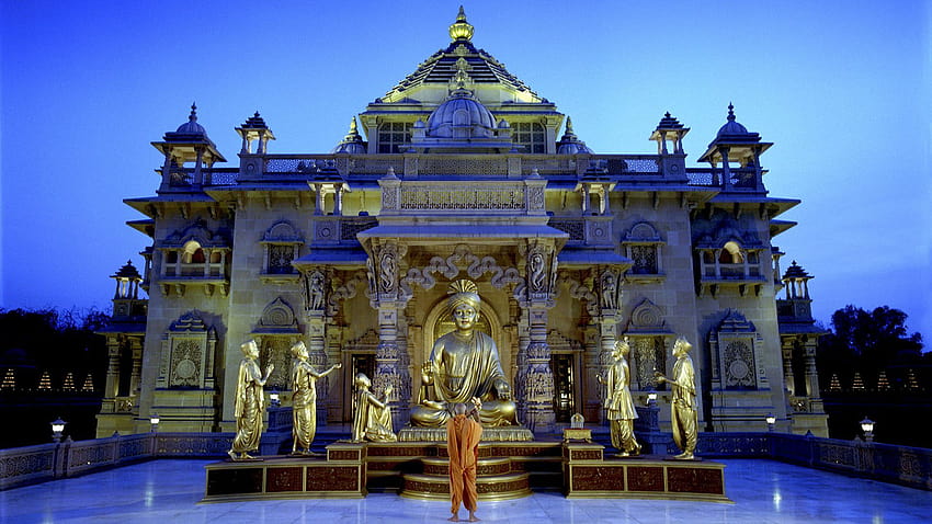 Mostra – India mistica – Swaminarayan Akshardham Gujarat Sfondo HD