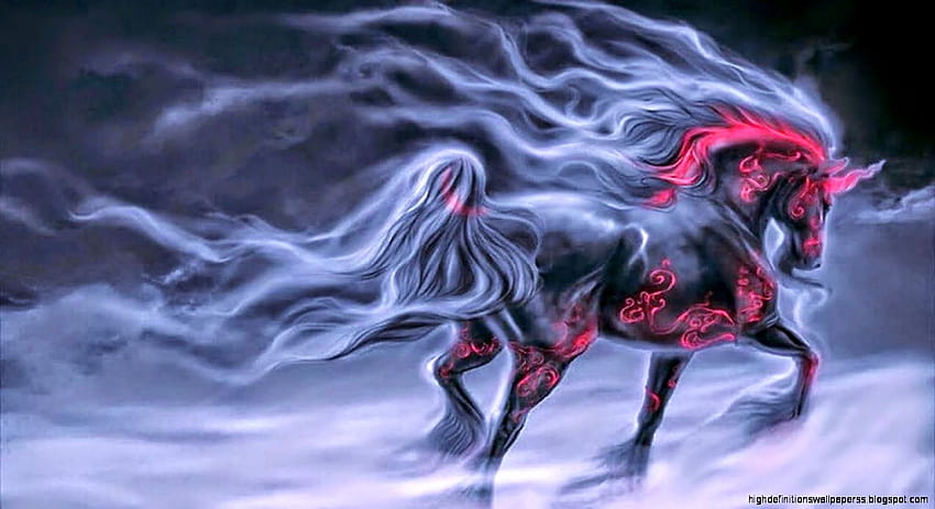 Magick Of The Unicorn Art, unicorn drawings HD wallpaper