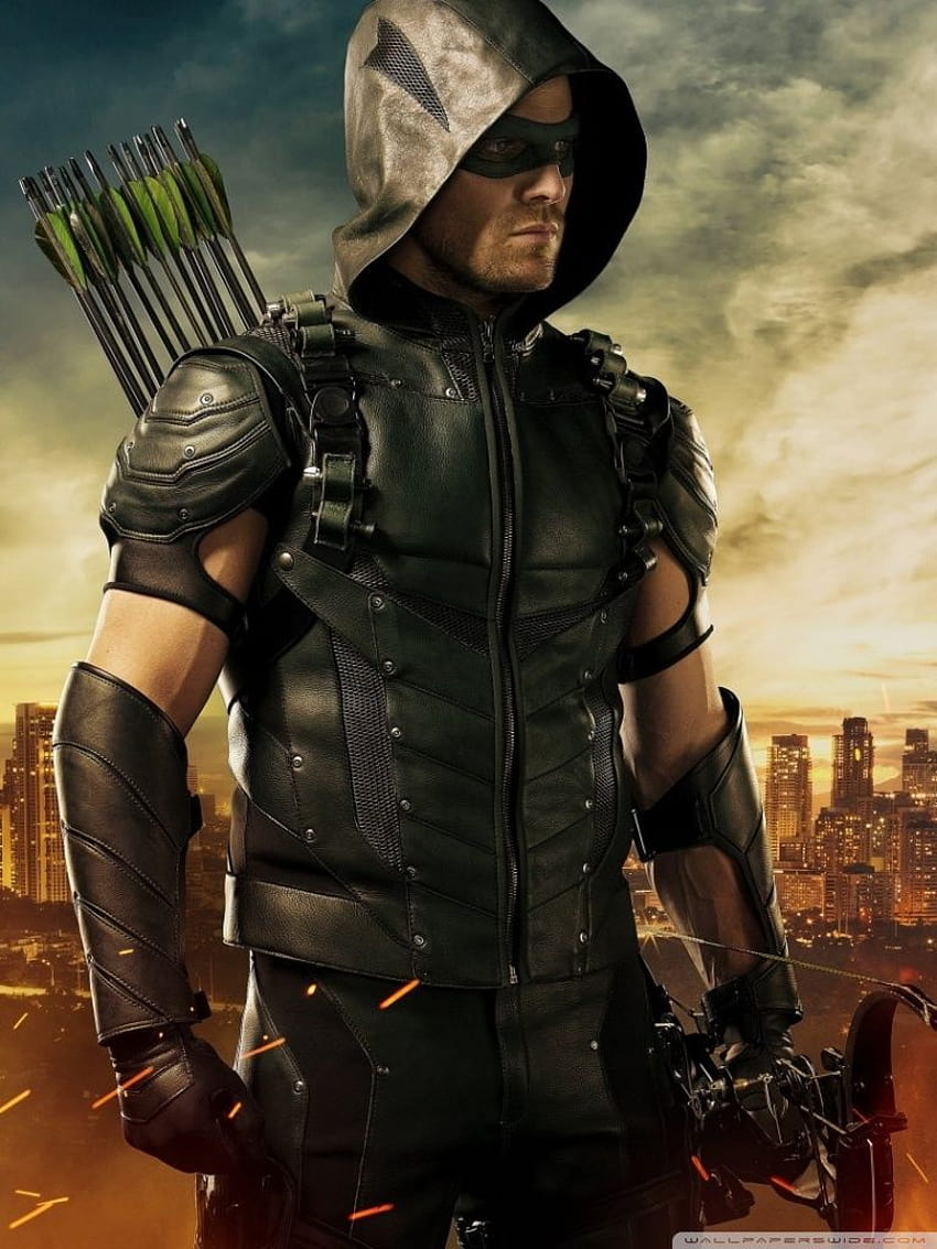 Green Arrow Season 4 Ultra Backgrounds for U TV : ワイドスクリーン & UltraWide & ラップトップ : タブレット : スマートフォン、緑の矢印の弓と矢 HD電話の壁紙