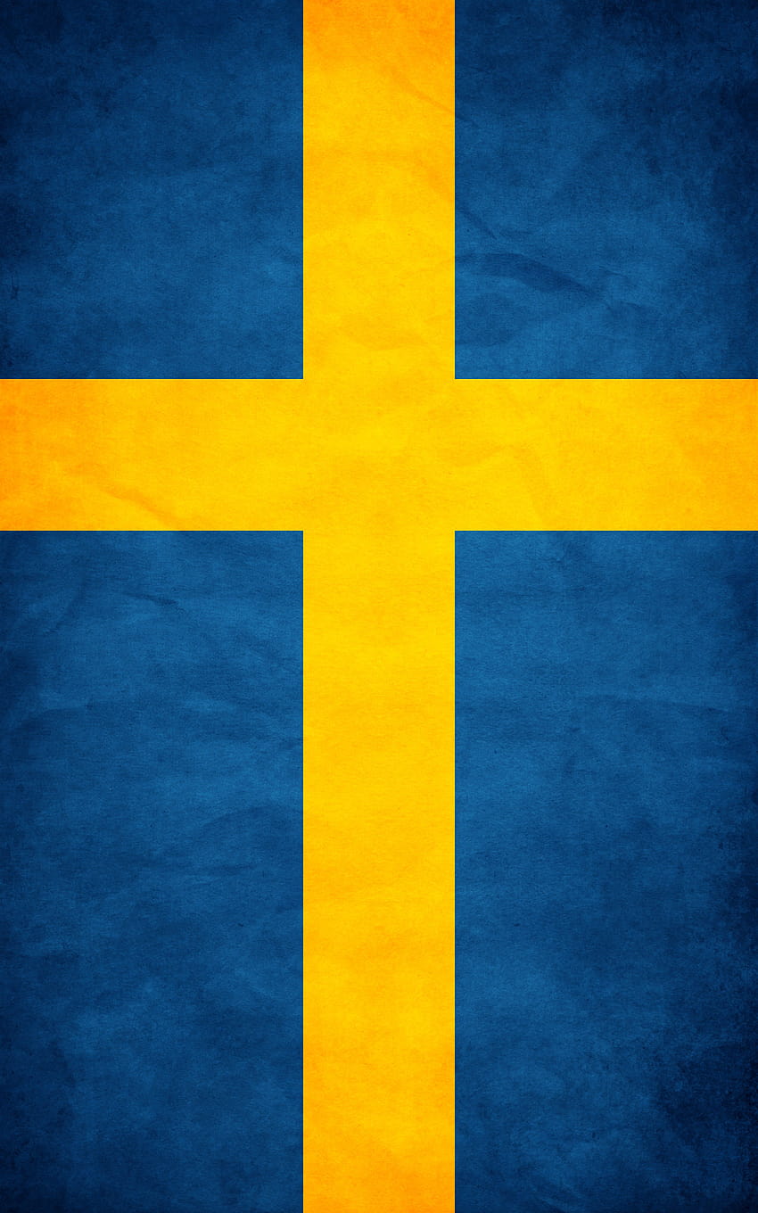 Drapeau suédois, drapeau de la suède Fond d'écran de téléphone HD